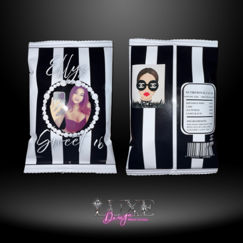 Custom Chip Party Favor Bags
