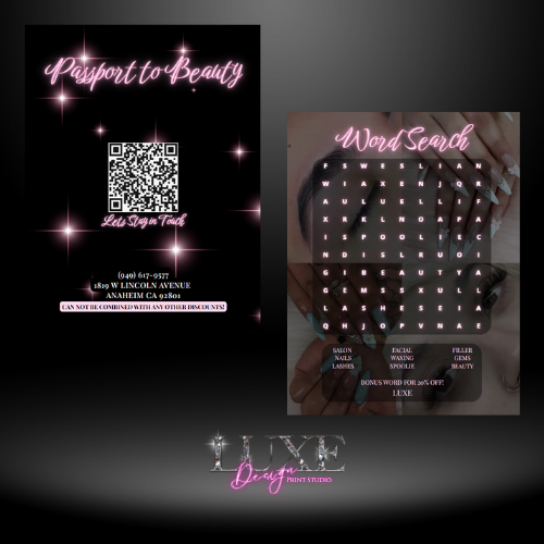Word Search Flyer